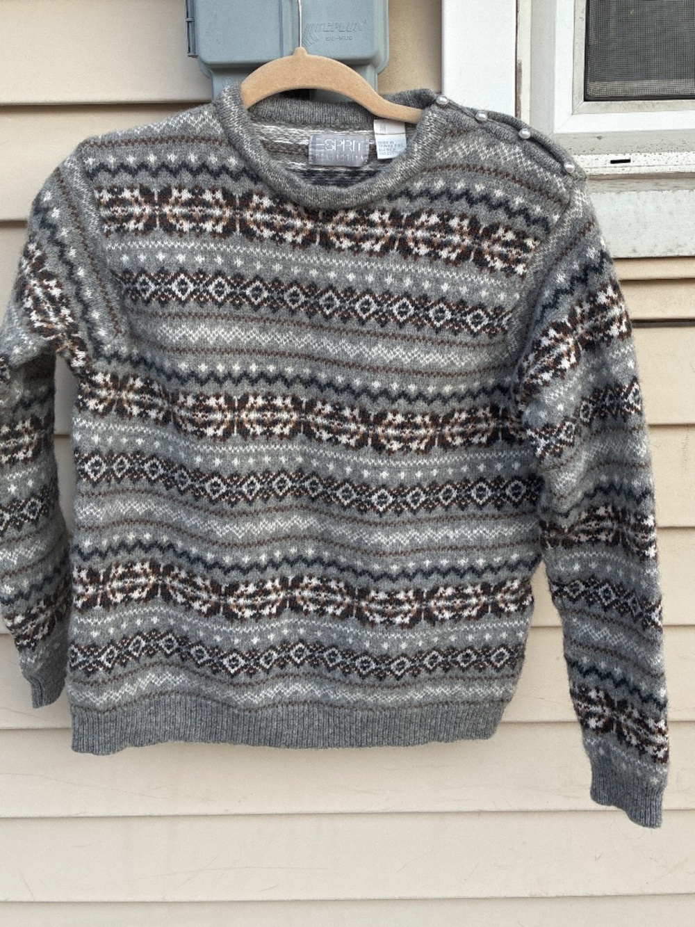 Esprit Wool Cotton Blend vintage Sweater